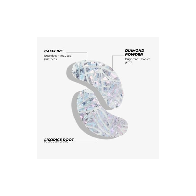 Vitamasques Parches Para Ojos Diamond Eye Pads (Paquete De 3)