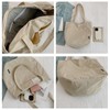 Maytopia TTB9882 Women's Nylon Tote Bag, Zipper Included, Lightweight, Large