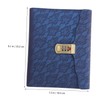 DOITOOL Password Notepad with Combination Lock Journal Lockable Diary for