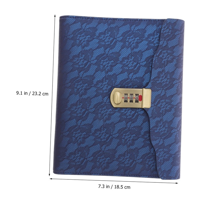DOITOOL Password Notepad with Combination Lock Journal Lockable Diary for