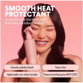 MONDAY Haircare SMOOTH Protector Térmico con Keratina 177ml, Fórmula Ligera, Reduce el Frizz, Protege hasta 230°C, Acabado Liso y Pulido, Reduce la Ro