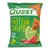 Quest Nutrition Chili Lime Tortilla Style Protein Chips, 20g Protein,