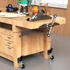 SPACEKEEPER SPACEKEEPER Workbench Casters kit 720 Lbs Retractable Casters Heavy