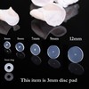 Silicone Earring Backs Stoppers for Piercings, 50 Pcs, 3~12mm Earlobe