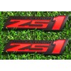 Tomilia 2pcs Z51 Performance Package Emblem Engine Hood 3D Badge