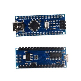 Geekstory Mini Nano V3.0 ATmega328P 5V 16MHZ Micro USB Controller Board CH340 Chip Compatible for Arduino (4PCS)
