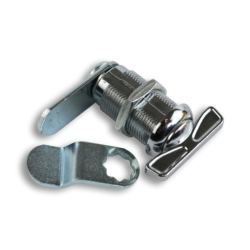 Leisure Locks Thumb Turn Latch with 1-1/8" Cylinder and Chrome