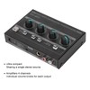 Amplificador de Auriculares de 4 Canales Estéreo Compacto con Adaptador
