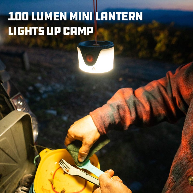 UCO 27033 Outdoor Camping Sprout Hangout Lantern, Black
