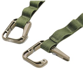 RODGERS RGOD-STROPE-GR-M Hanging Chain, Green 16.5 inches (42 cm), Storage Strap, Daisy Chain, Clothesline Rope, Long, For Camping Accessories, Hanging Belt, Hanging, Laundry Organization,