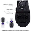 Brightown 350W Space Heater: Programmable Wall Outlet Space Heater As