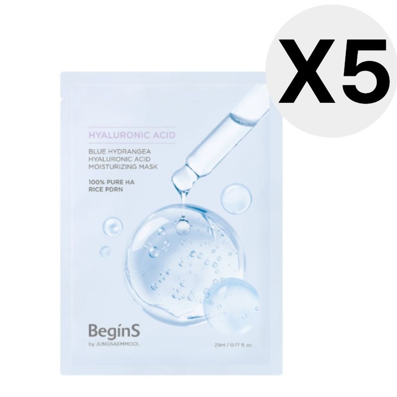 Jeongsaemmul JUNGSAEMMOOL Begins Blue Hydrangea Hyaluronic Acid Mask Sheet /