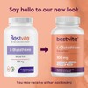BESTVITE L-glutatión 500 mg utilizando ingrediente setria clínicamente investigado (60