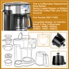 HASMX 990117900 Replacement Filter Brew Basket for Hamilton Beach 2-Way