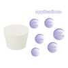 sourcing map Rubber Tapered Plug 33mm to 41mm Solid Test