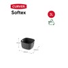 CURVER Softex 4x 3L Storage Baskets, 100 percent Recycled Material,