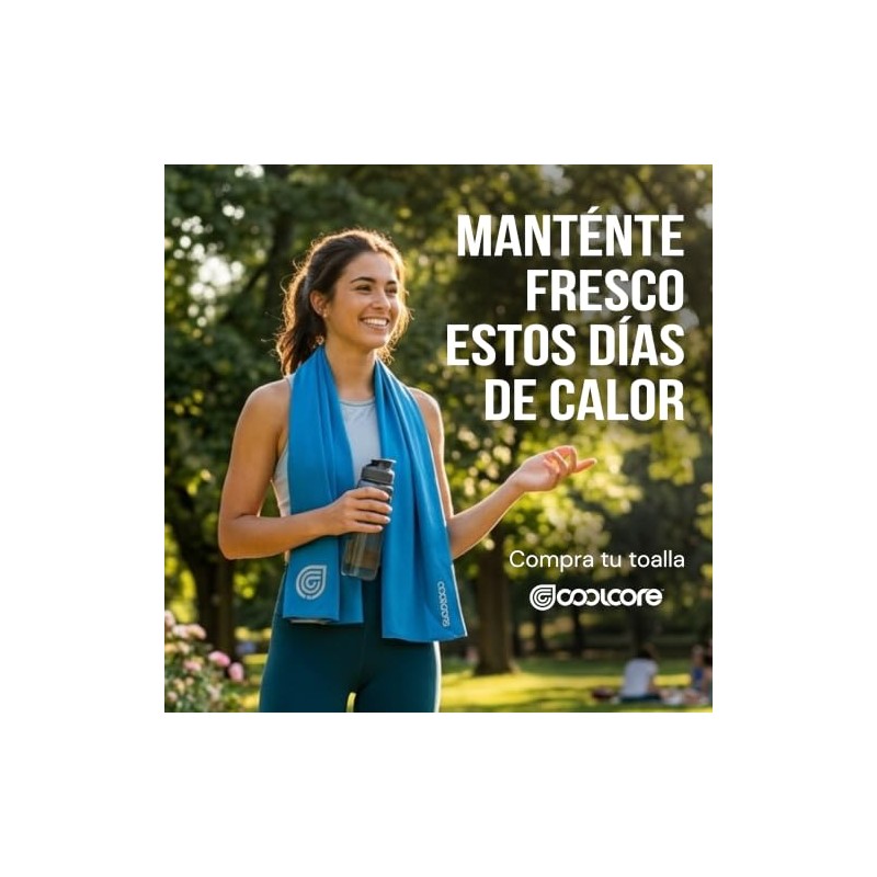 Toalla de Enfriamiento Instantáneo, Naranja | Enfría al Instante, Secado