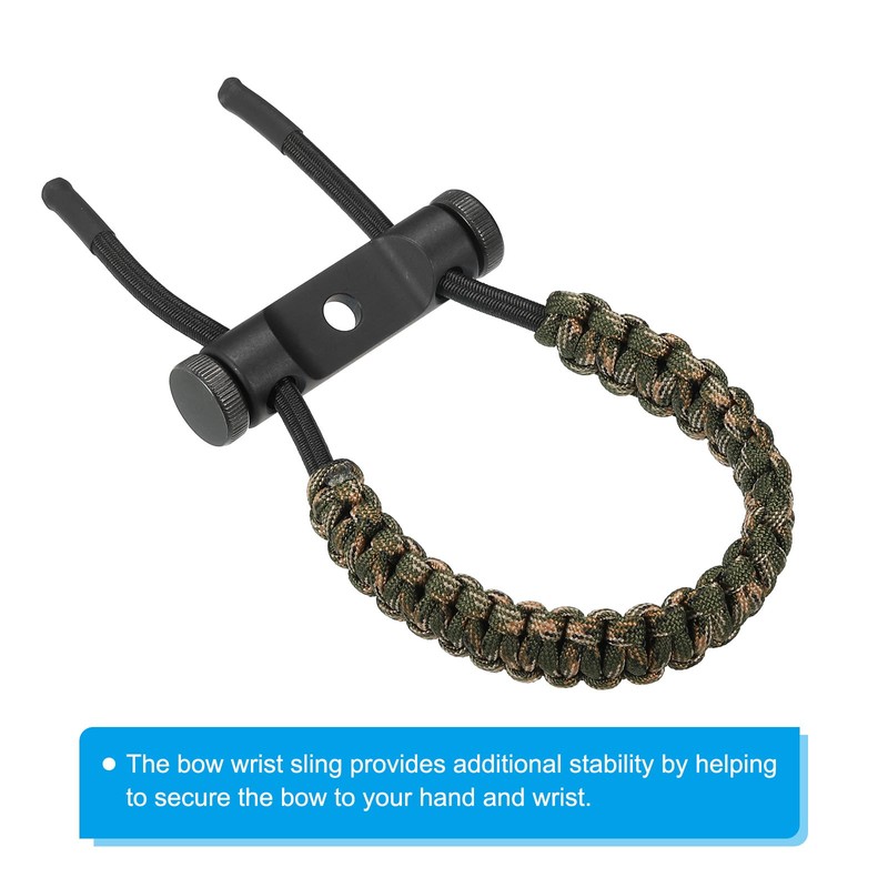 PATIKIL Archery Bow Wrist Sling Adjustable Composite Braided Wrist Strap