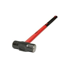 URREA Sledge Hammer - 16-Pound Steel Head Drilling Hammer with Forged Striking Head & Cushioned Fiberglass Handle - 1440GFV