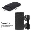 Face Shadow Double Glasses Case Soft Sunglasses Case Squeeze Top