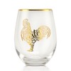 Onebttl Rooster Gifts for Women, Rooster Lovers, 17 Oz Stemless