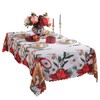 auons Rectangular Christmas Tablecloth 60x87 Inch, Christmas Decoration Tablecloth, Waterproof