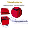 Bread Proofing Box Heated, Foldable Dough Proofer Temperature/Timer Control Sourdough