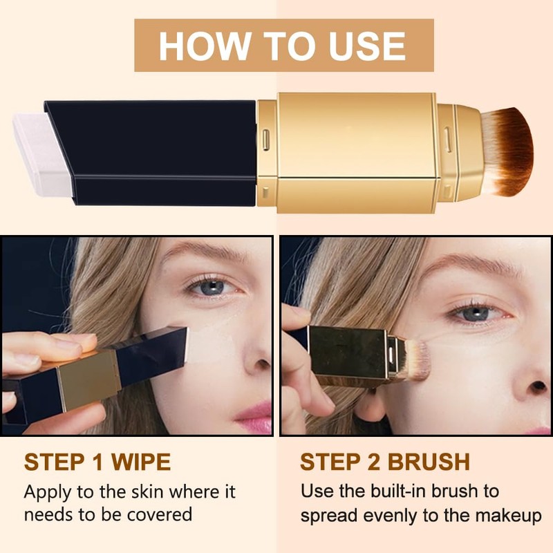 Foundation Stick, Face Makeup Color Changing Concealers, Hydrating Lightweight Contour,