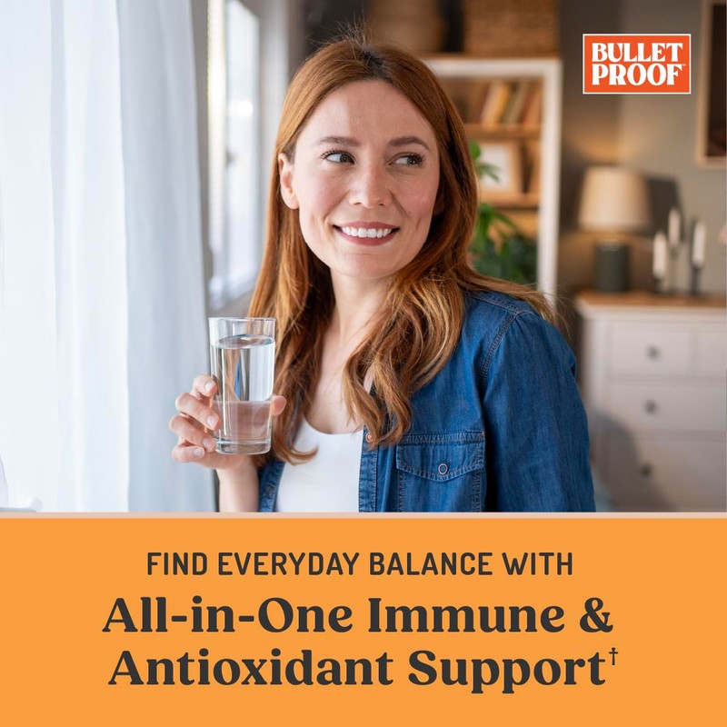 Bulletproof Zinc with Copper Capsules, 60 Count, Minerals and Antioxidant