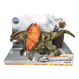Universal Studios Jurassic World Interactive Sound Dilophosaurus Plush  Toy