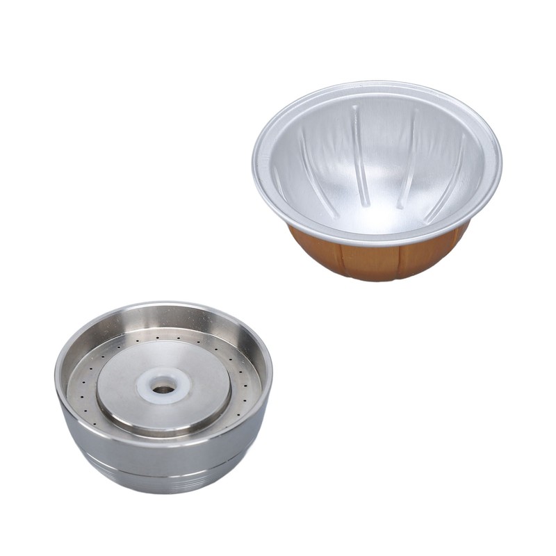 Reusable Coffee Capsule Stainless Steel Easy to Clean Long Lifespan