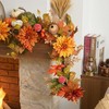 Valery Madelyn 6ft Pre-Lit Fruits & Dahlia Fall Garland for