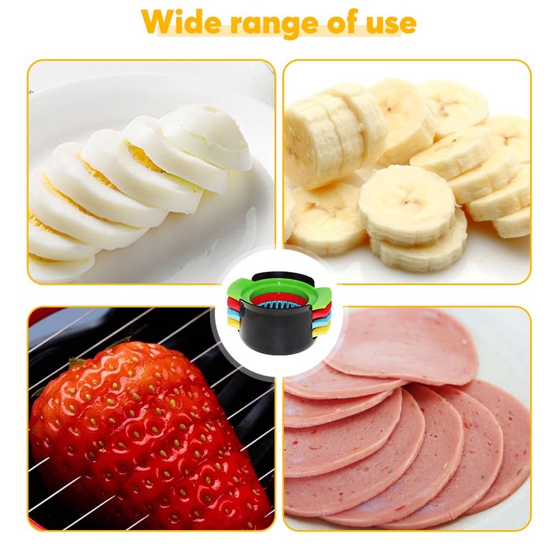 mizikuu 4 in 1 Egg Cutter, Egg Cutting Tool, Stainless