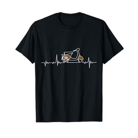 Retro scooter heartbeat scooter T-Shirt
