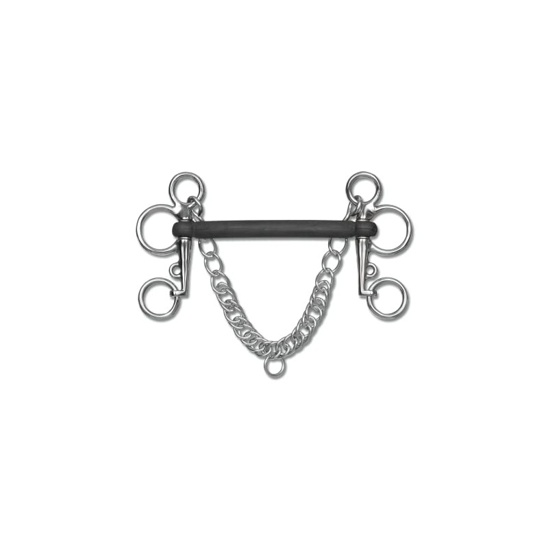 Waldhausen rubber Pelham, fixed, anatomically, Unisex, 12.5 cm, Breite 12,5