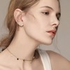 NEWITIN 2 Pairs Stainless Steel Magnetic Stud Earrings for Men