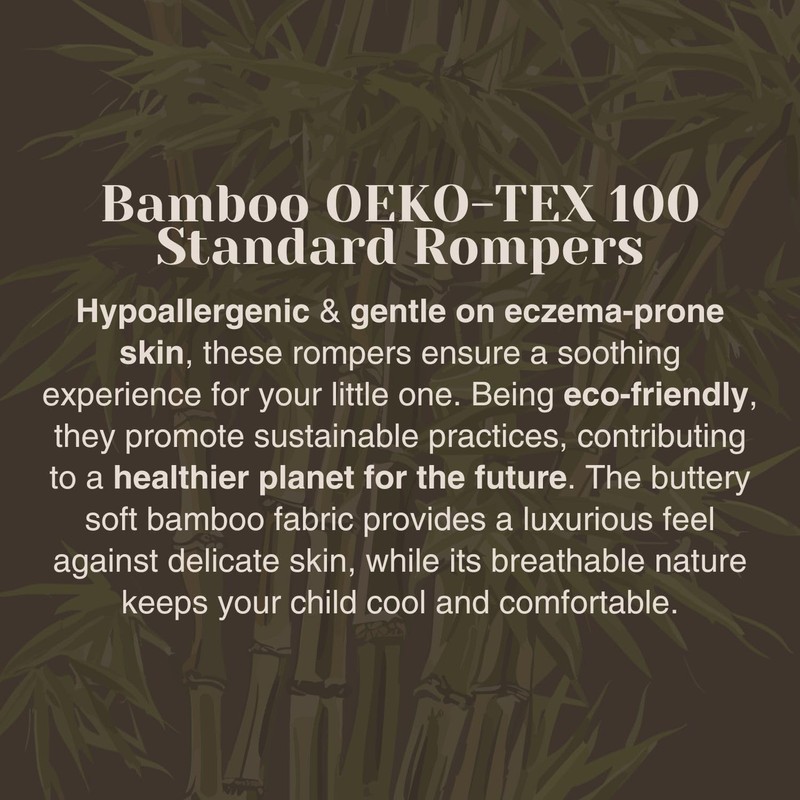 Nesting Club Ribbed Bamboo Baby Romper, Ribbed Bamboo Baby Pajamas