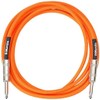 Dimarzio 10ft Overbraid Neon Orange Guitar/Instrument Cable - EP-1710NO