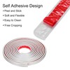 MECCANIXITY Flexible Wall Molding Trim, Self Adhesive Peel and Stick