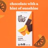 Theo Chocolate Orange Organic Dark Chocolate Bar, 70% Cacao, 12