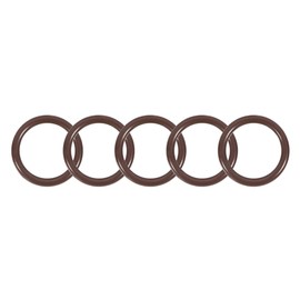 sourcing map Fluorine Rubber O-Rings 14.8mm OD 11.2mm ID 1.8mm Width, Metric FKM Sealing Gasket, Pack of 5