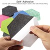 Set of 10 Hexagon Felt Pinboard Tiles + 50 Push