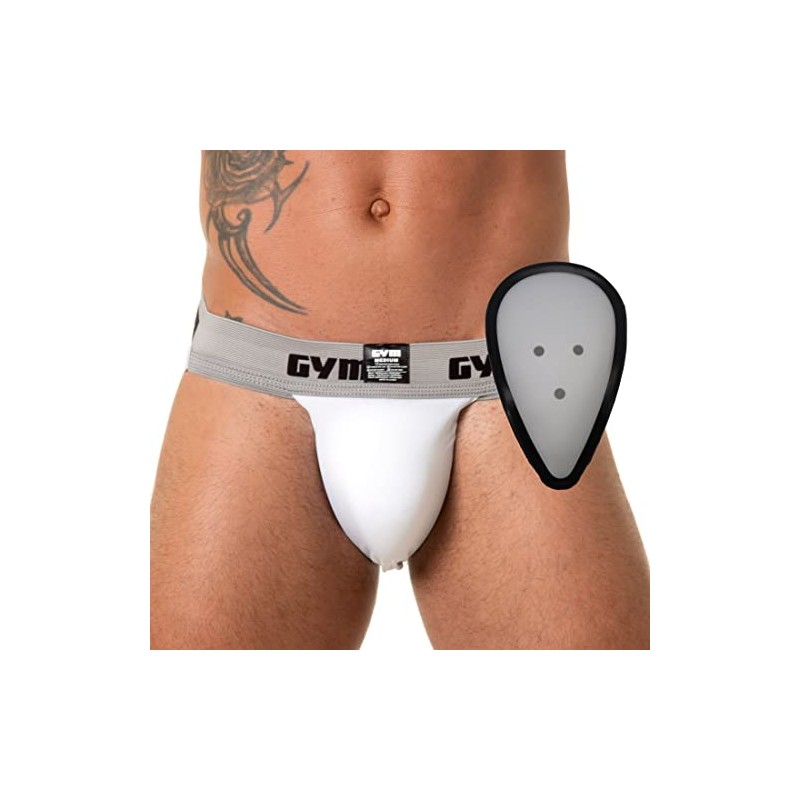 GYM Athletic Supporter with Hard Cup Included (XX-Large)