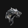 Motorcycle Emblem Sticker Car Deco Tuning Wolf Chrome / 오토바이 엠블럼 스티커 자동차 데코 튜닝 늑대 크롬