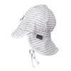 Sterntaler Baby Boys' Flapper Cap (Flapper) - White Not Applicable,