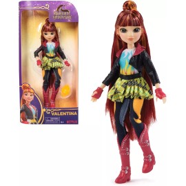 Unicorn Academy 9.5-Inch Valentina Doll with Highlighted Hair & 5 Accessories