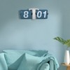Flip Clock with High Accuracy, Retro Style Flip Desk Shelf