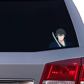 Sword of The Demon Hunter Anime Decal Stickers for Cars Laptop Skateboard Wall Decor UV Resistant 5 in X 5.5 in (Jinta Katana)