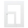 White Passepartout in Cardboard with Cut-Out Price per Item