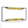 Fastasticdeals Metal Insert License Plate Frame Namaste with Black Lotus